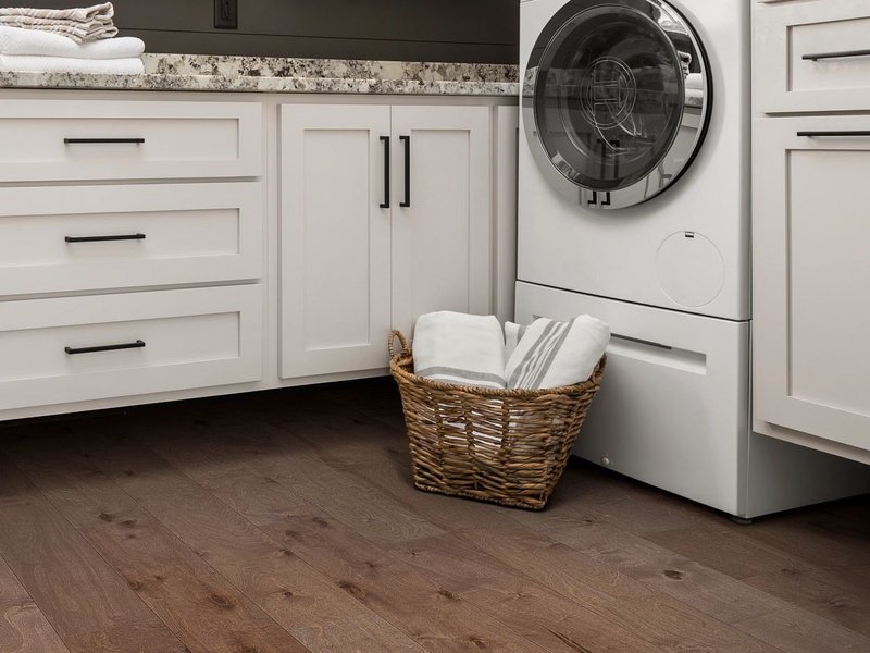 kitchen with hardwood floor from Life Style Floors in Andover, OH