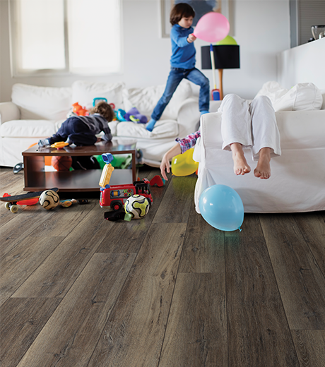 kids playing in room from Life Style Floors in Chagrin Falls